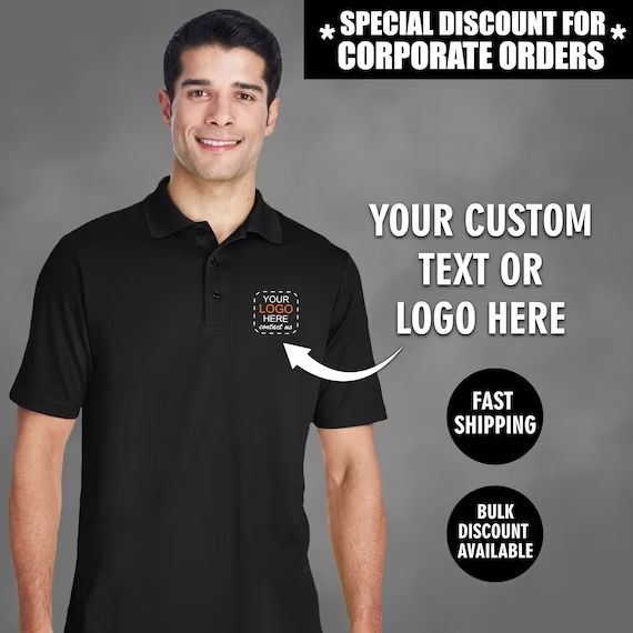 EMBROIDERED POLO SHIRTS